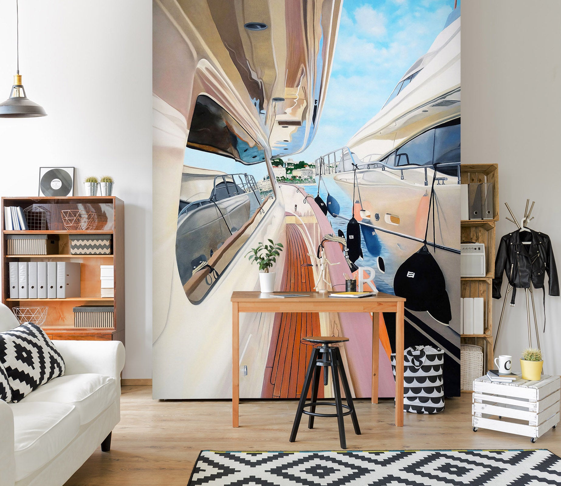 3D Ship Window 11117 Matthew Holden Bates Wall Mural Wall Murals