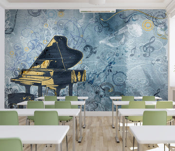 3D piano 60 Wall Murals Wallpaper AJ Wallpaper 2 