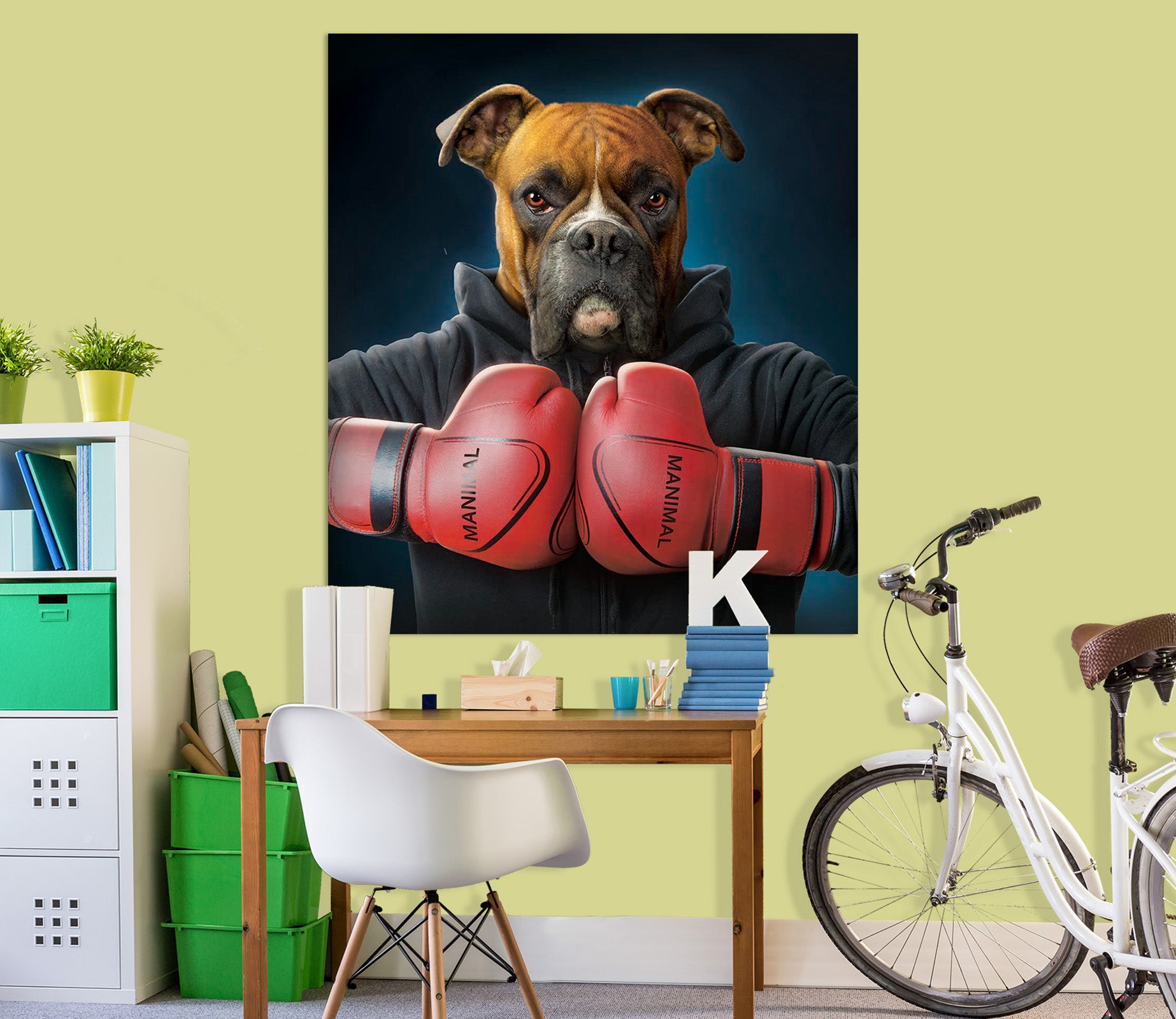 3D Boxer 016 Vincent Hie Wall Sticker