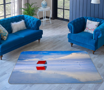 3D Snow Hut 1146 Marco Carmassi Rug Non Slip Rug Mat
