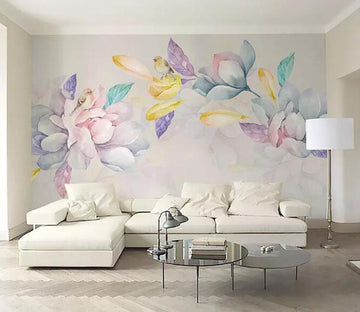 3D Colored Petals 021 Wall Murals Wallpaper AJ Wallpaper 2 
