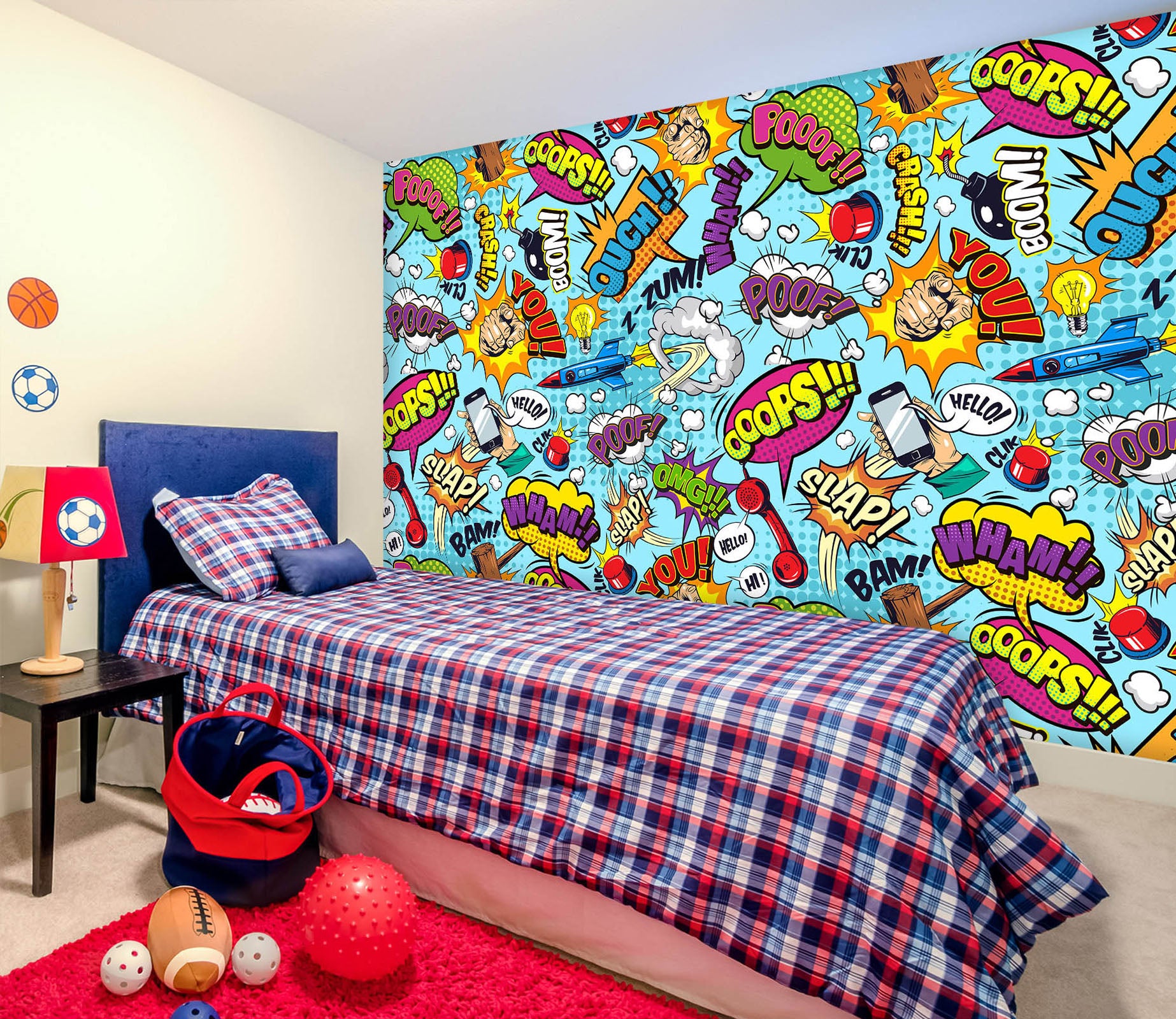 3D Pattern Letters 57077 Wall Murals