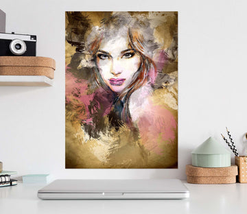 3D Graffiti Mature Woman 1008 Wall Sticker