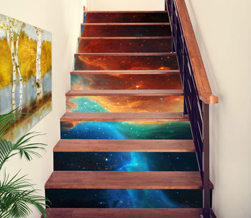 3D Fascinating Nebula 279 Stair Risers