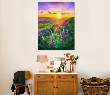 3D Sunny Lawn Flowers 10074 Marina Zotova Wall Sticker