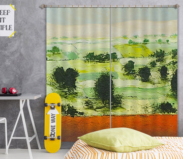 3D Morning Meadow 118 Allan P. Friedlander Curtain Curtains Drapes