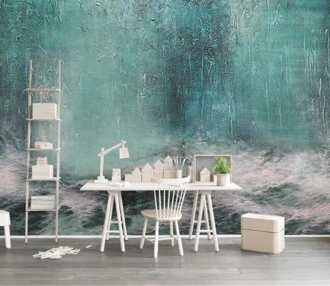 3D Light Blue Inkjet 309 Wall Murals Wallpaper AJ Wallpaper 2 