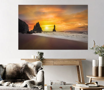 3D Golden Sunlight 175 Marco Carmassi Wall Sticker