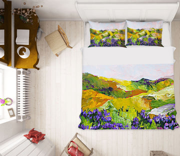 3D Violet Sunrise 1048 Allan P. Friedlander Bedding Bed Pillowcases Quilt