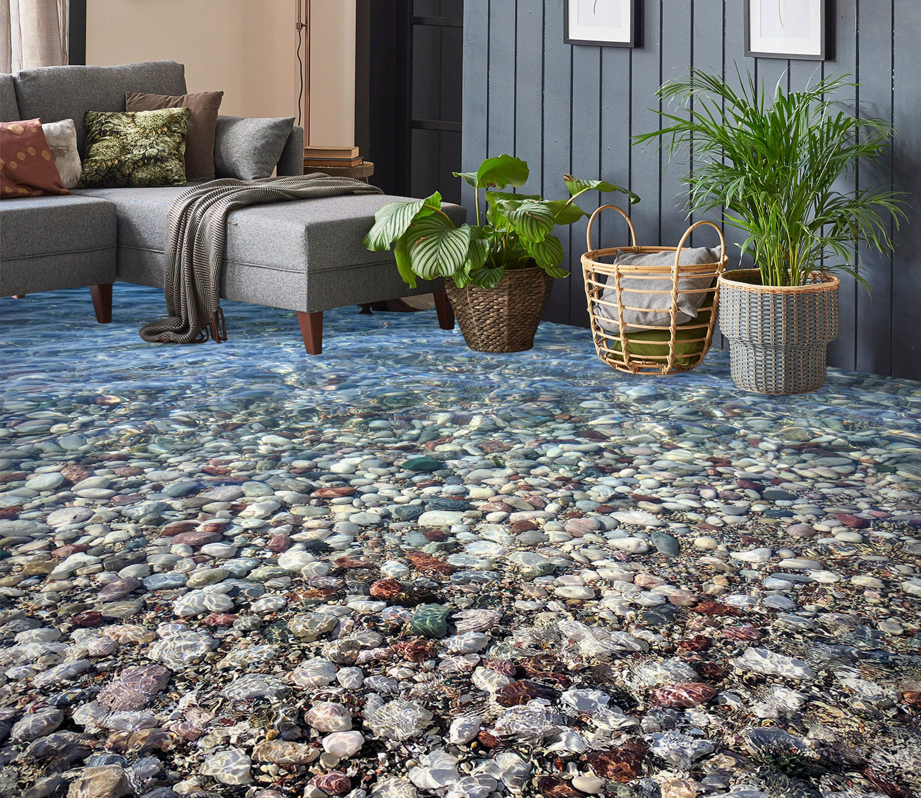 3D Dense Little Stones 828 Floor Mural  Wallpaper Murals Rug & Mat Print Epoxy waterproof bath floor