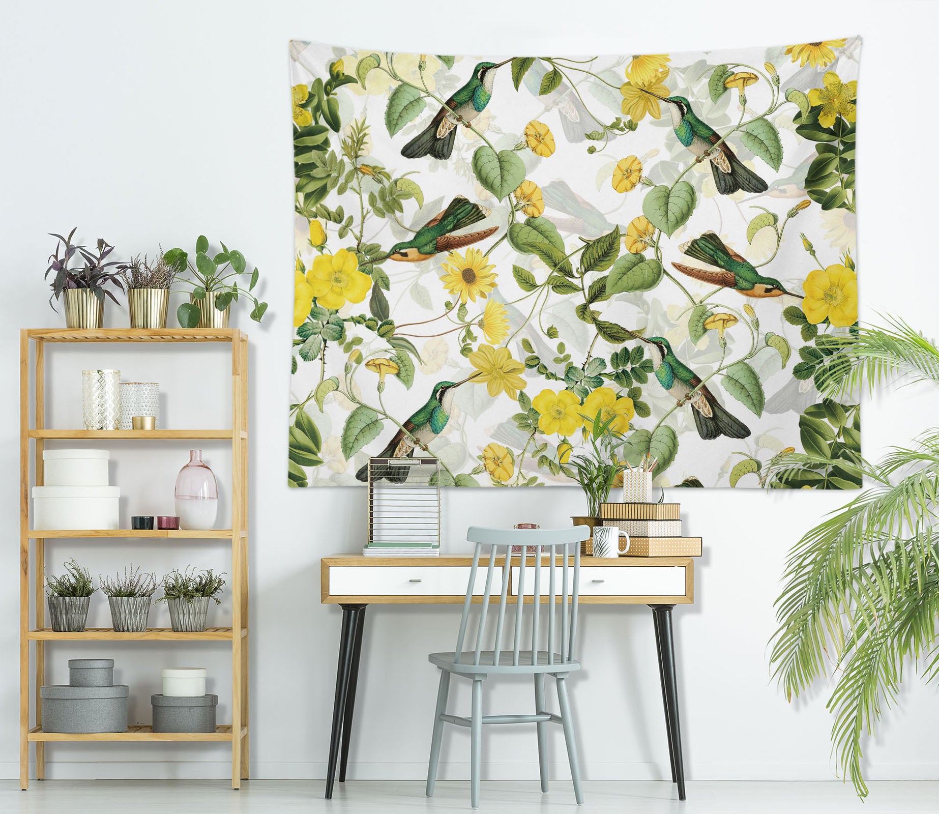 3D Yellow Daisy 5354 Uta Naumann Tapestry Hanging Cloth Hang