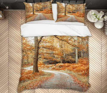 3D Deciduous Path 1068 Assaf Frank Bedding Bed Pillowcases Quilt