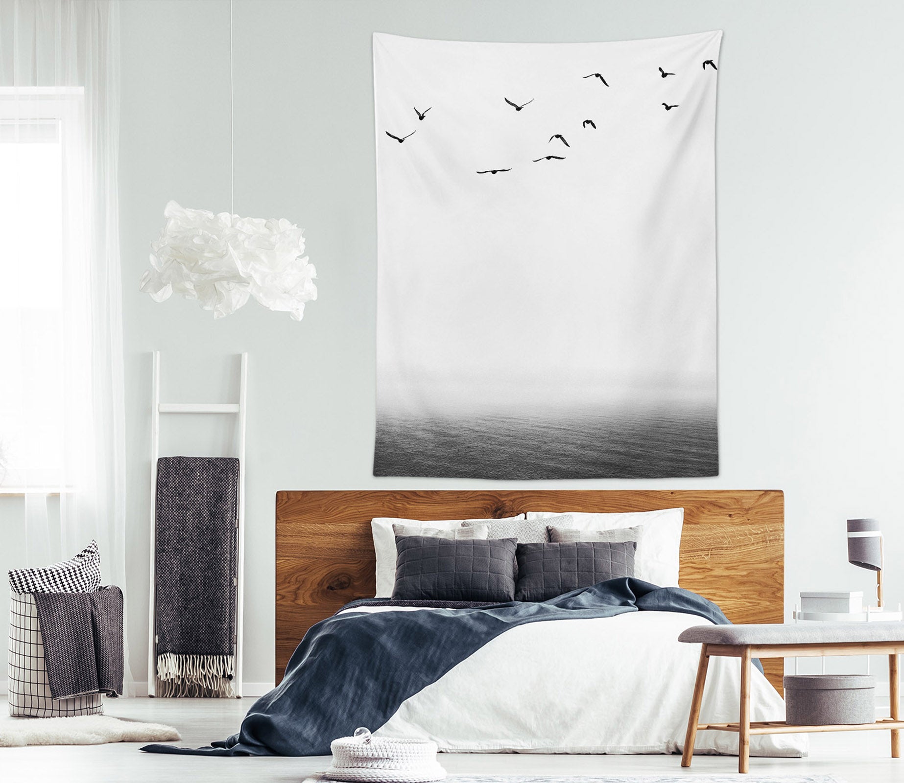 3D Lake Bird 5282 Boris Draschoff Tapestry Hanging Cloth Hang