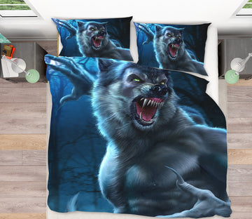 3D Werewolf 4067 Tom Wood Bedding Bed Pillowcases Quilt