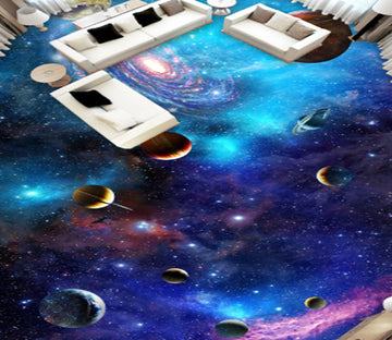 3D Universe Planet 288 Floor Mural  Wallpaper Murals Rug & Mat Print Epoxy waterproof bath floor