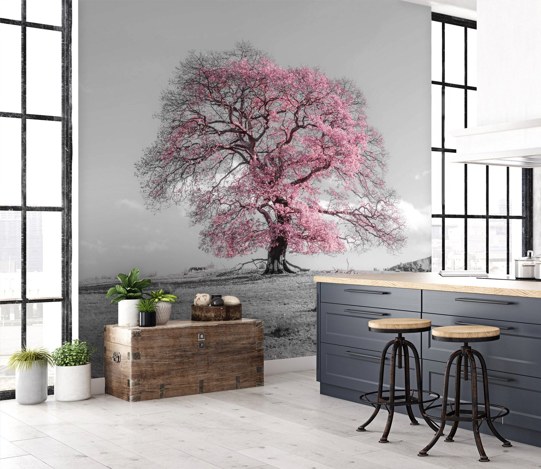 3D Cherry Tree 059 Assaf Frank Wall Mural Wall Murals
