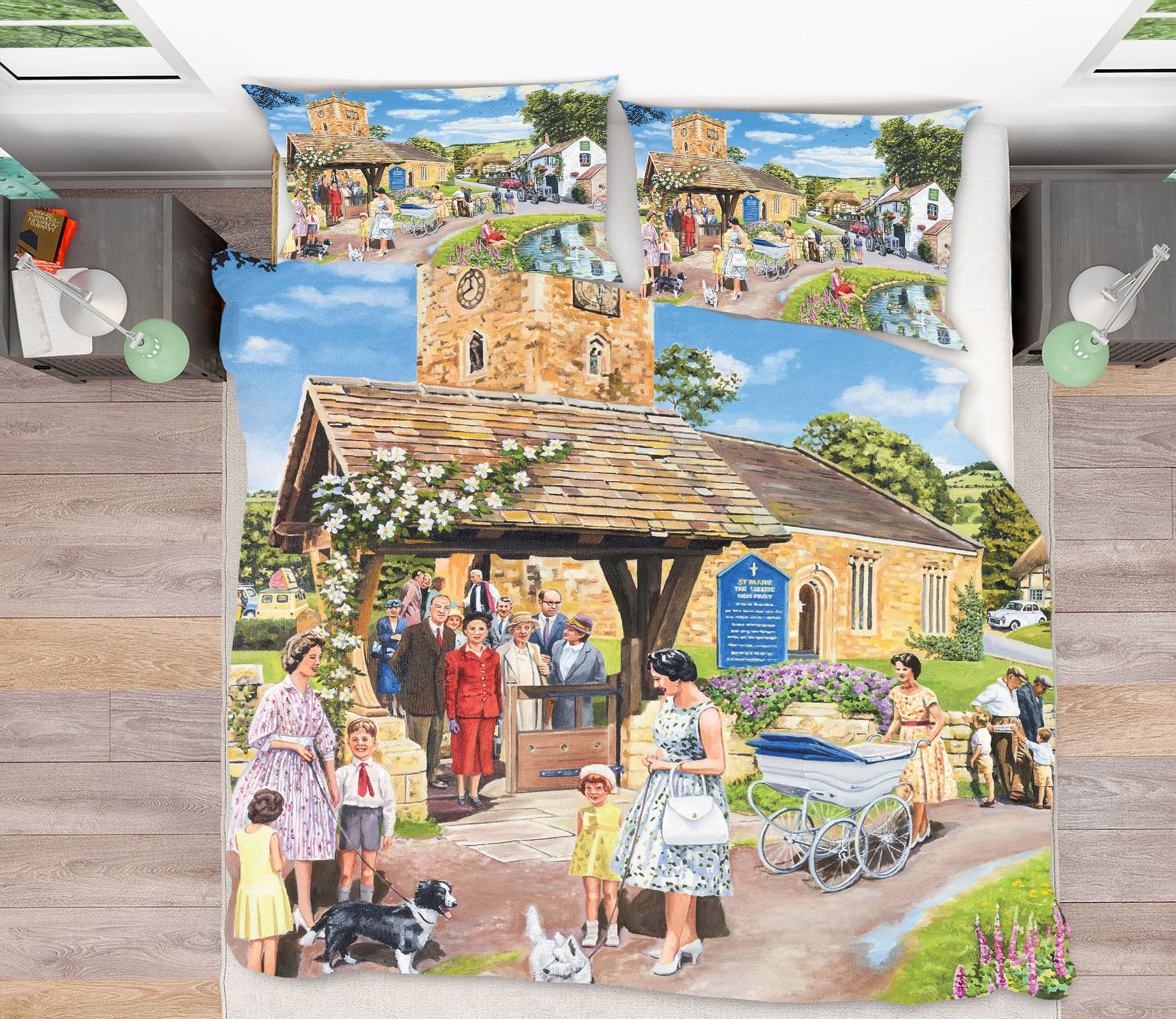 3D Sunday Service 2055 Trevor Mitchell bedding Bed Pillowcases Quilt