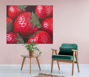 3D Strawberry 1802 Marina Zotova Wall Sticker
