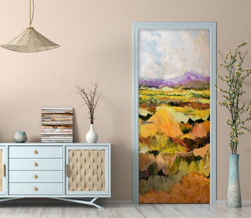 3D Hillside Field Painting 9395 Allan P. Friedlander Door Mural
