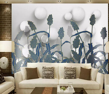 3D Swaying Grass WC1153 Wall Murals