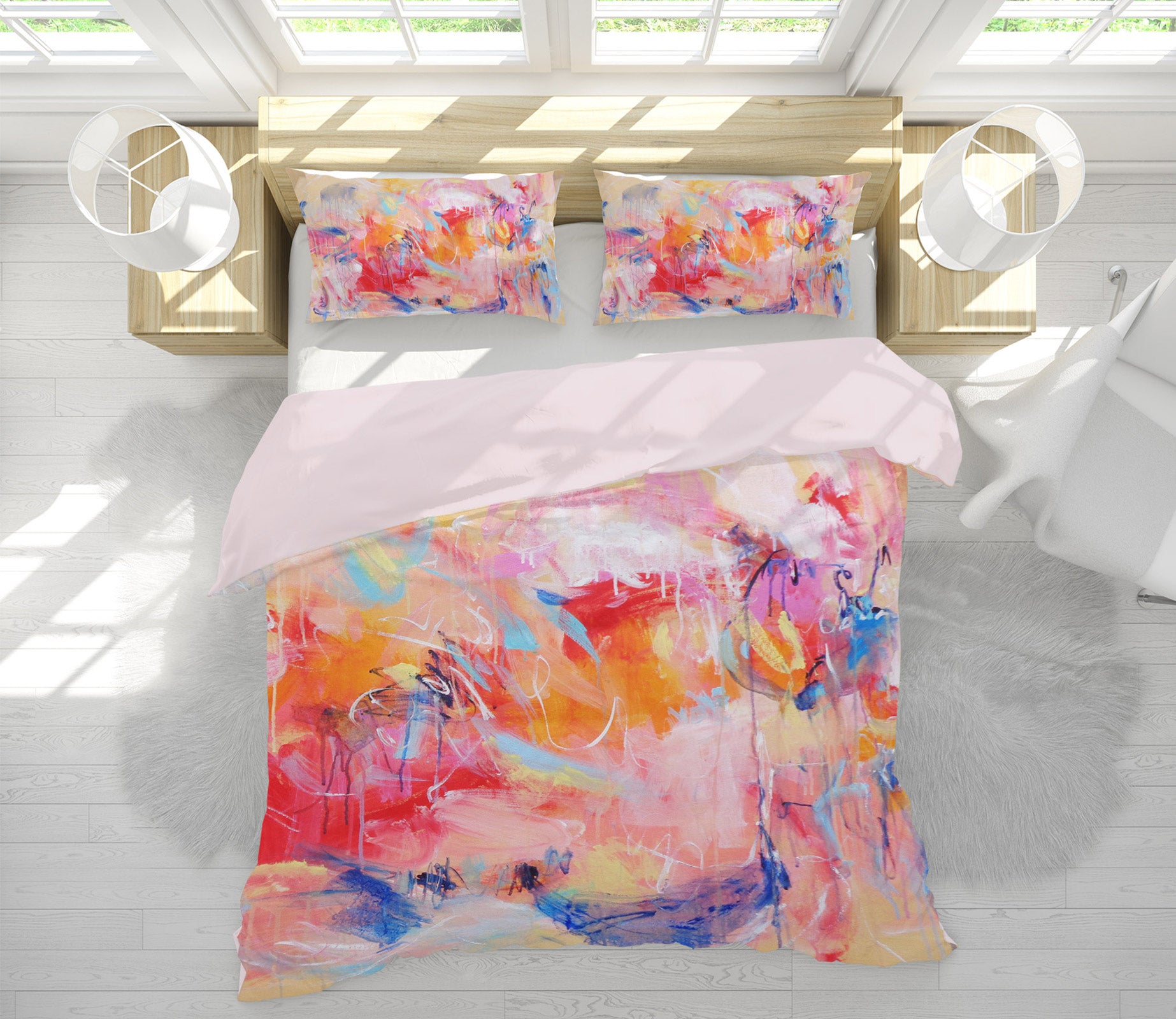 3D Pink Painting 1223 Misako Chida Bedding Bed Pillowcases Quilt Cover Duvet Cover