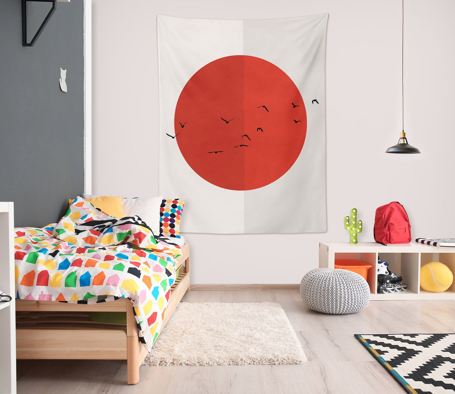 3D Sun Bird 5288 Boris Draschoff Tapestry Hanging Cloth Hang