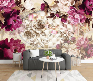 3D Beautiful Flowers 378 Wall Murals