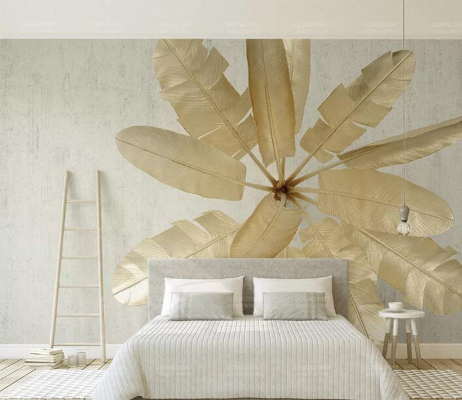 3D Dead Leaves WC187 Wall Murals