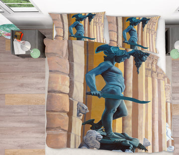 3D Statue 11056 Matthew Holden Bates Bedding Bed Pillowcases Quilt