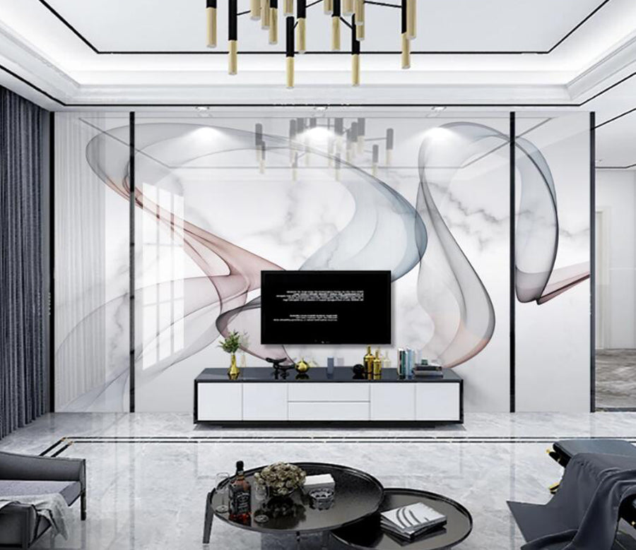 3D Elegant Ribbon 274 Wall Murals