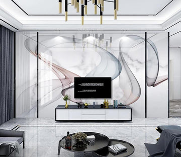 3D Elegant Ribbon 274 Wall Murals