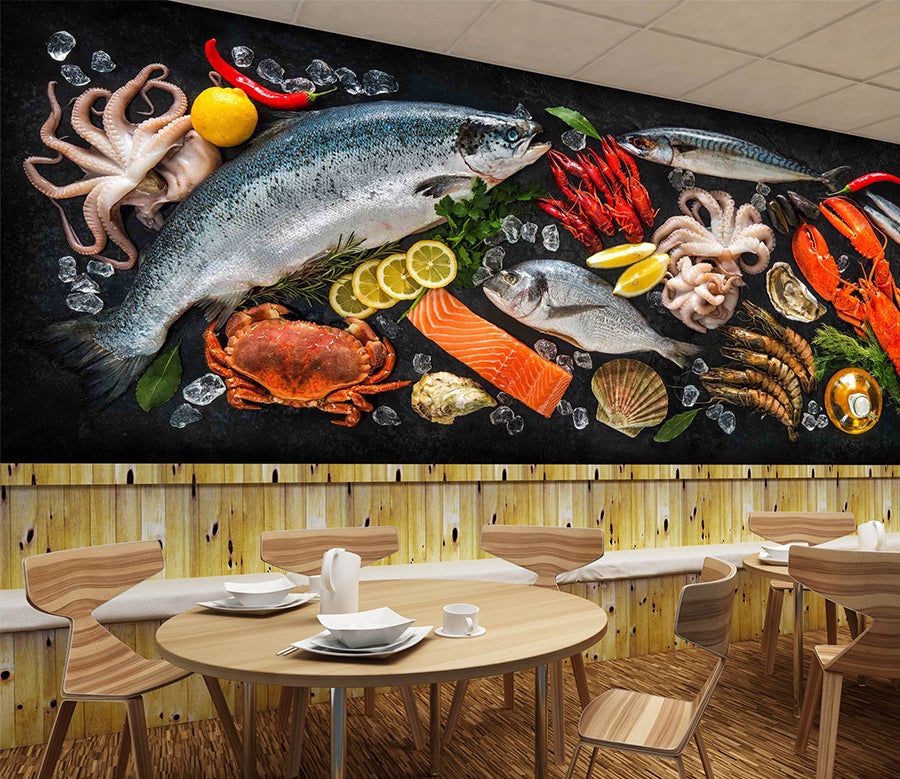 3D Fresh Ingredients 1078 Wall Murals