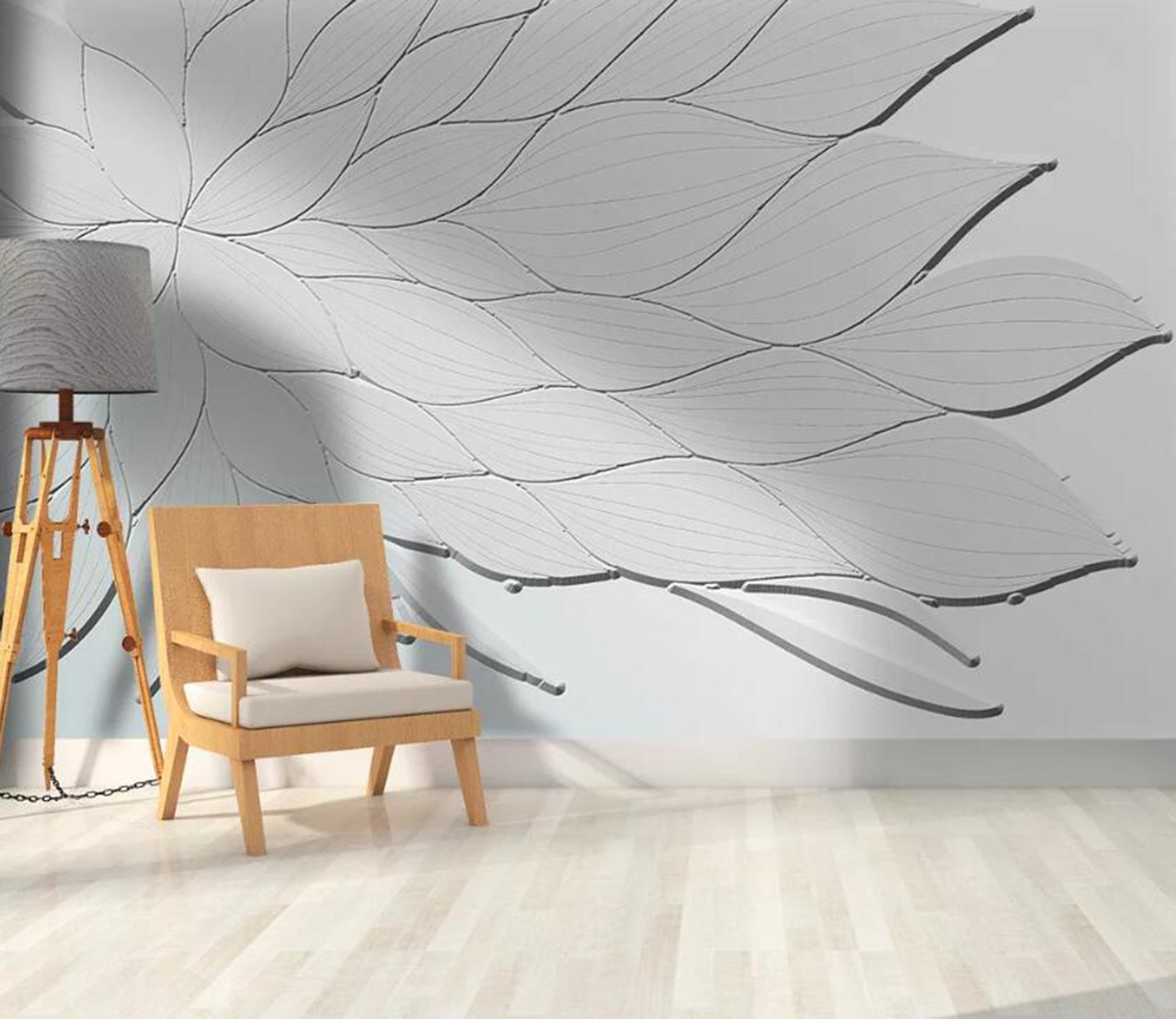 3D Carved Petals WC95 Wall Murals Wallpaper AJ Wallpaper 2 