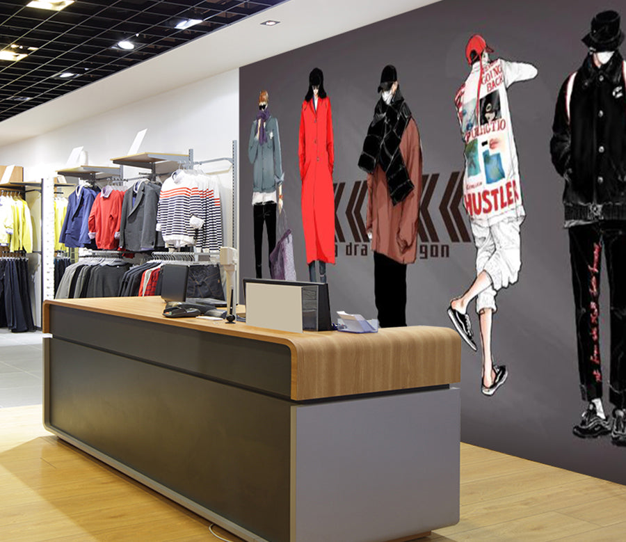 3D Beautiful Clothes 1597 Wall Murals