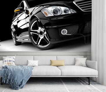 3D Black Car Headlight 320 Vehicle Wall Murals