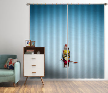 3D Boat In Water 074 Marco Carmassi Curtain Curtains Drapes