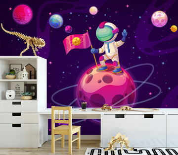 3D Planet Astronaut 57128 Wall Murals