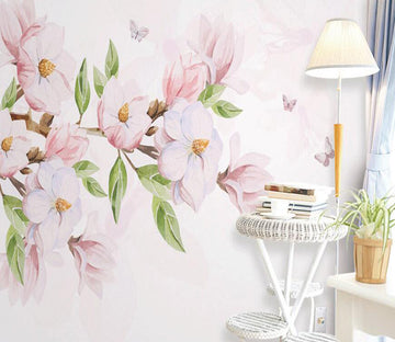 3D Pink And Vibrant Flowers 885 Wall Murals