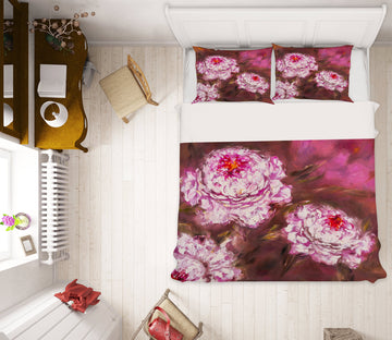 3D Pink Flower 441 Skromova Marina Bedding Bed Pillowcases Quilt