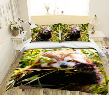 3D Red Panda 031 Bed Pillowcases Quilt