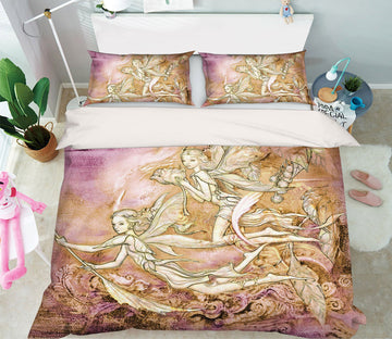 3D Elf Girl Pattern 7017 Ciruelo Bedding Bed Pillowcases Quilt
