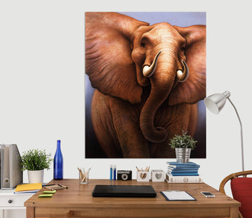 3D Elephant 033 Jerry LoFaro Wall Sticker