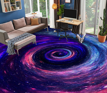 3D Purple Galaxy Swirl 1244 Floor Mural  Wallpaper Murals Self-Adhesive Removable Print Epoxy