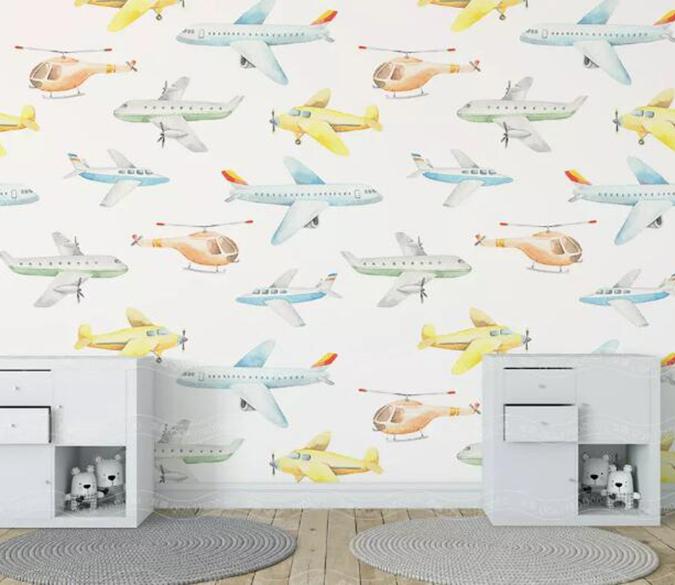 3D Color Plane 370 Wall Murals Wallpaper AJ Wallpaper 2 