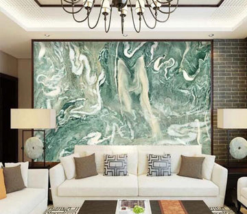 3D Green Texture WC332 Wall Murals