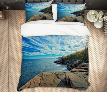 3D Coastal Maine 62172 Kathy Barefield Bedding Bed Pillowcases Quilt