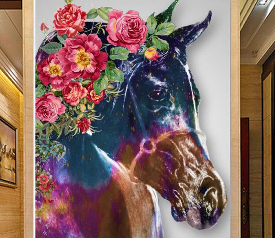 3D Color Horse 118 Wall Murals Wallpaper AJ Wallpaper 2 