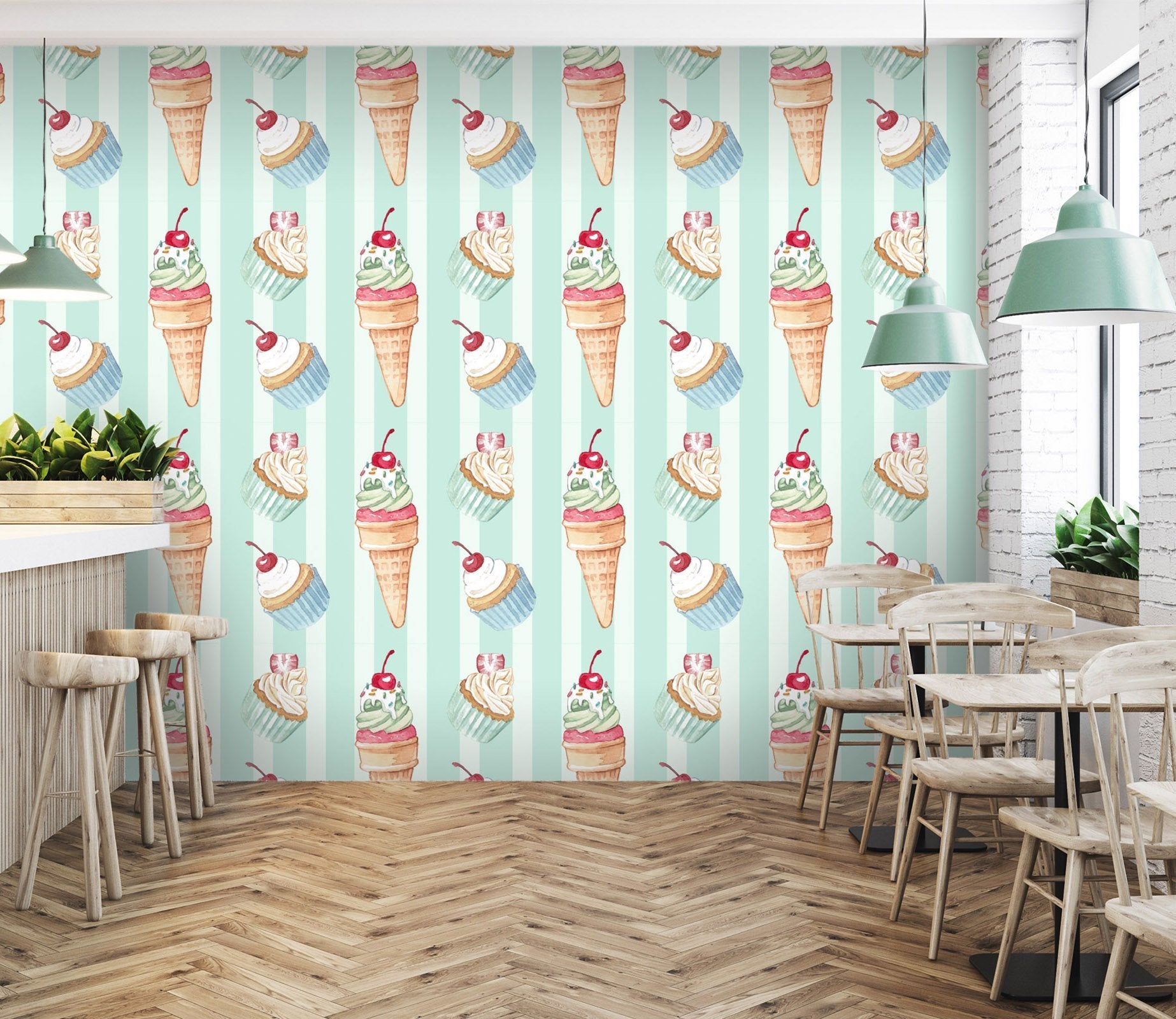 3D Cherry Ice Cream 124 Wallpaper AJ Wallpaper 2 