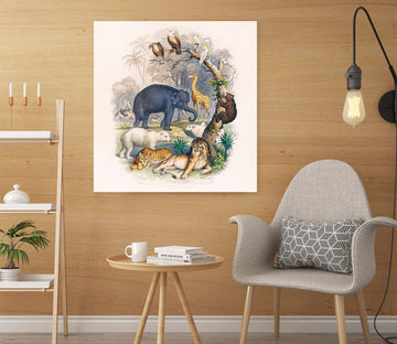 3D Zoo 138 Animal Wall Stickers Wallpaper AJ Wallpaper 2 