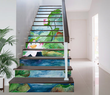 3D Lotus Leaf Lotus 428 Stair Risers